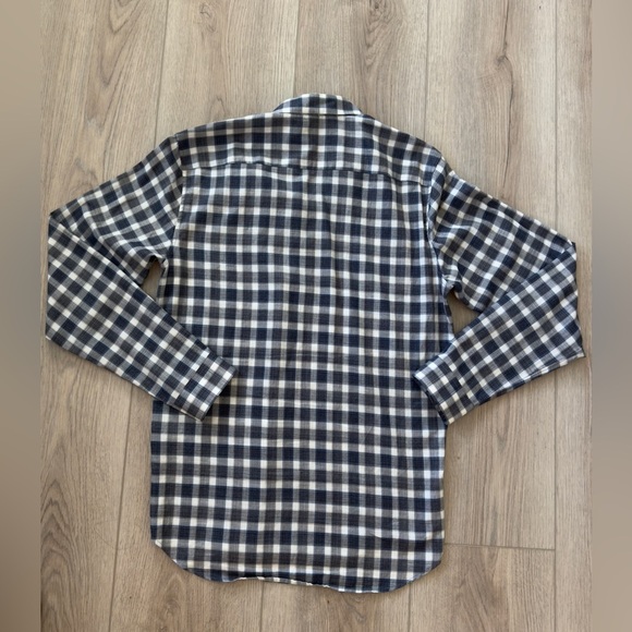 Theory Black and White Plaid Button Down Shirt 🖤⌚️📓 - Picture 7 of 7